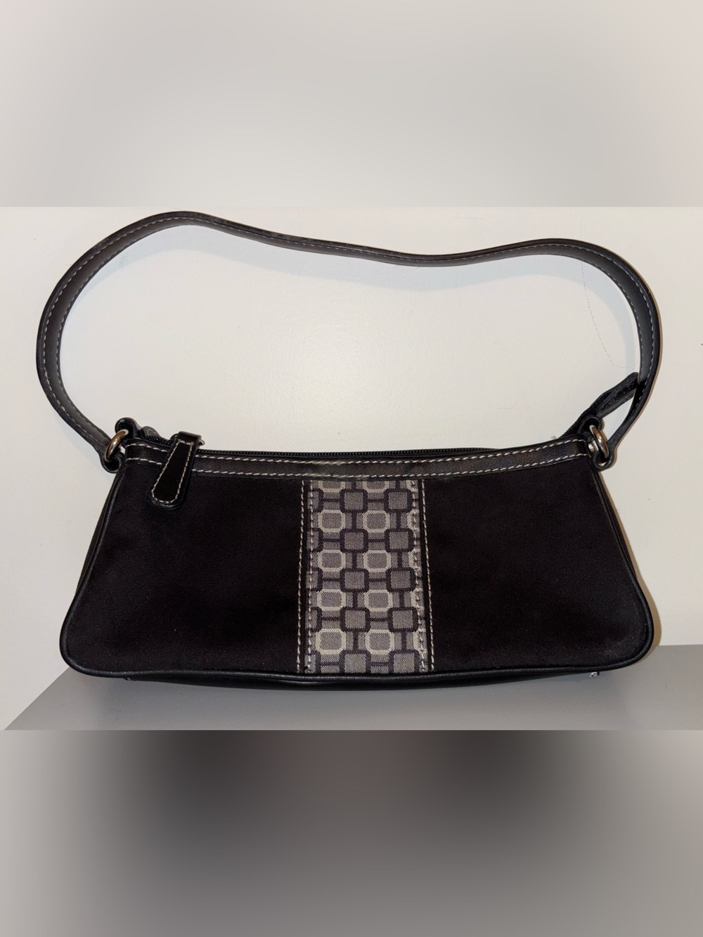 Vintage Nine West Suede Clutch